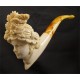 Lubinsky scolptured meerschaum pipe - Queen Anna