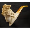 Lubinsky scolptured meerschaum pipe - Queen Anna